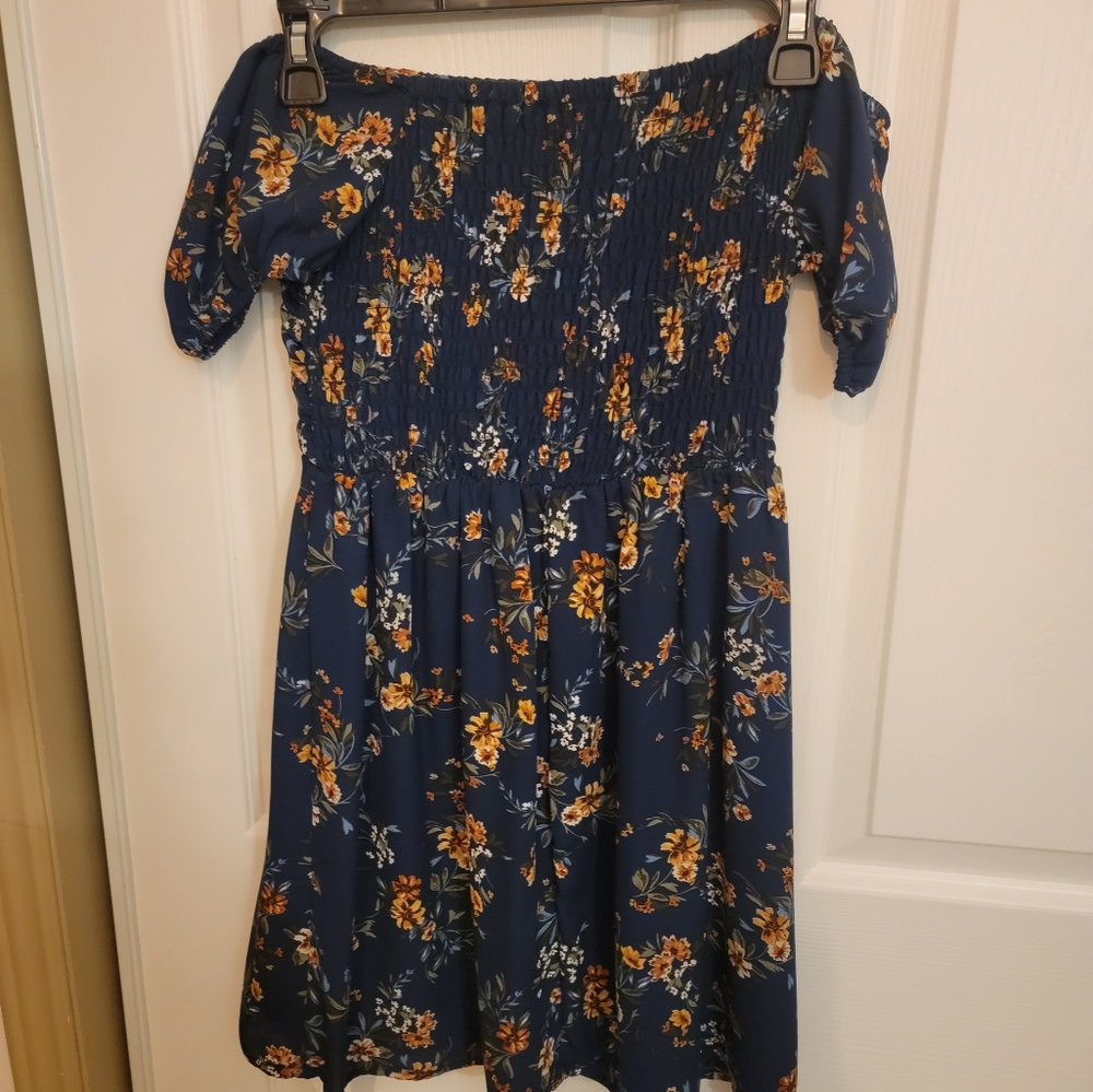 Floral Off-Shoulder Dress